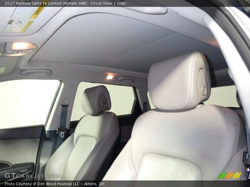 Circuit Silver / Gray 2017 Hyundai Santa Fe Limited Ultimate AWD