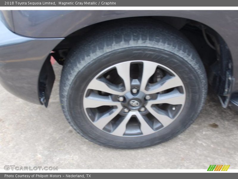 Magnetic Gray Metallic / Graphite 2018 Toyota Sequoia Limited