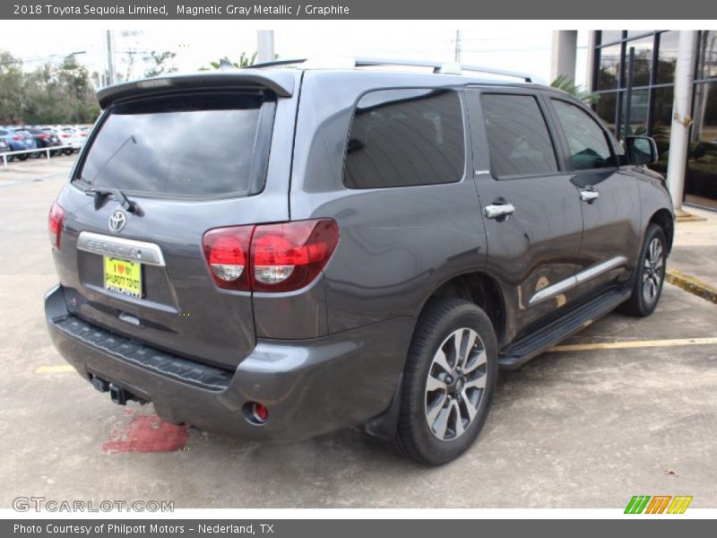 Magnetic Gray Metallic / Graphite 2018 Toyota Sequoia Limited