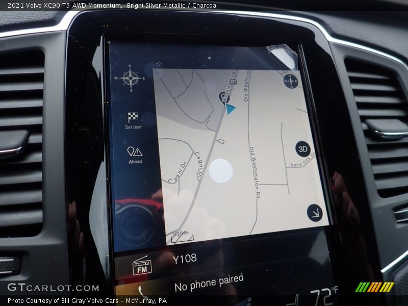 Navigation of 2021 XC90 T5 AWD Momentum