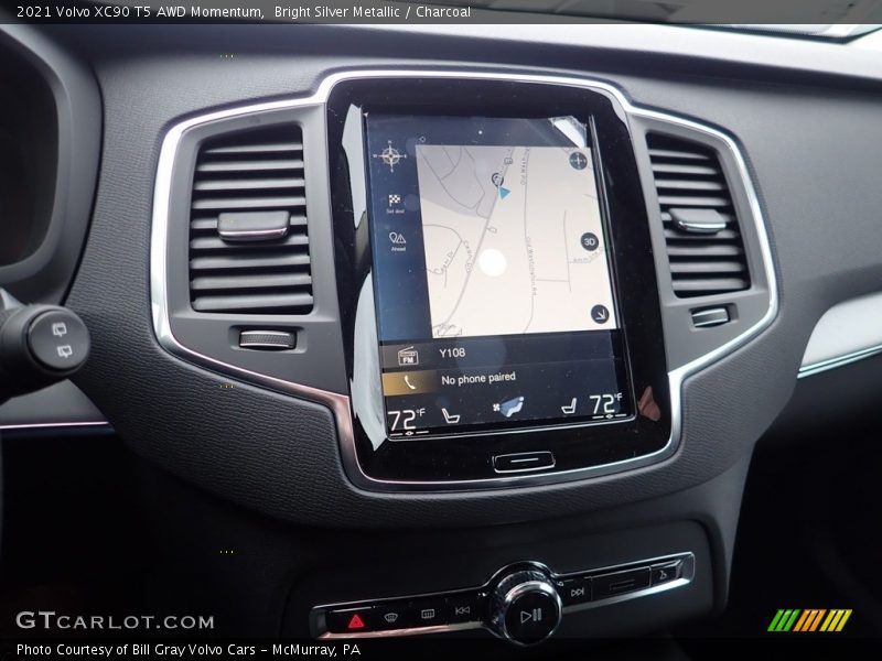 Controls of 2021 XC90 T5 AWD Momentum