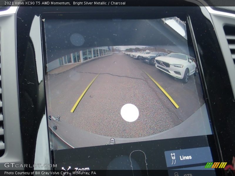 Bright Silver Metallic / Charcoal 2021 Volvo XC90 T5 AWD Momentum