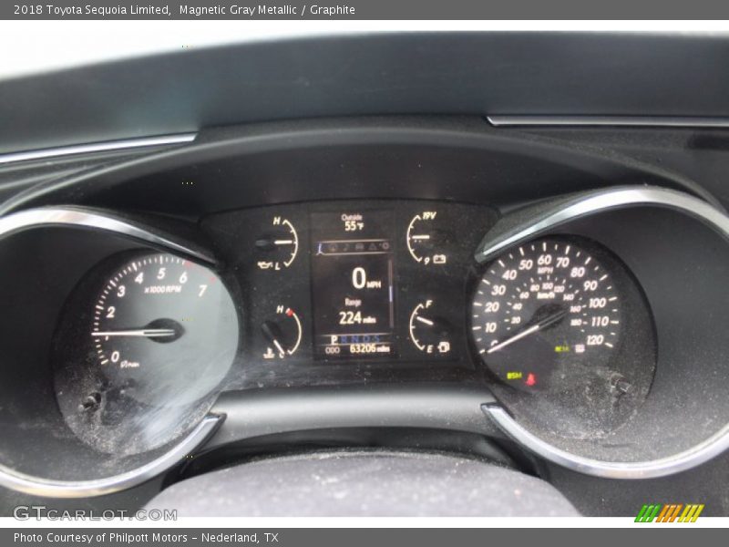 Magnetic Gray Metallic / Graphite 2018 Toyota Sequoia Limited