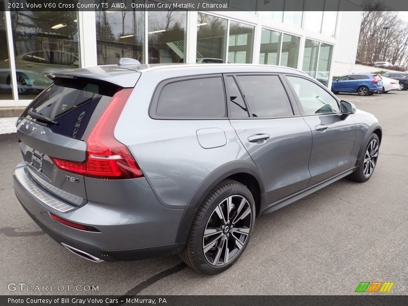 Osmium Gray Metallic / Charcoal 2021 Volvo V60 Cross Country T5 AWD