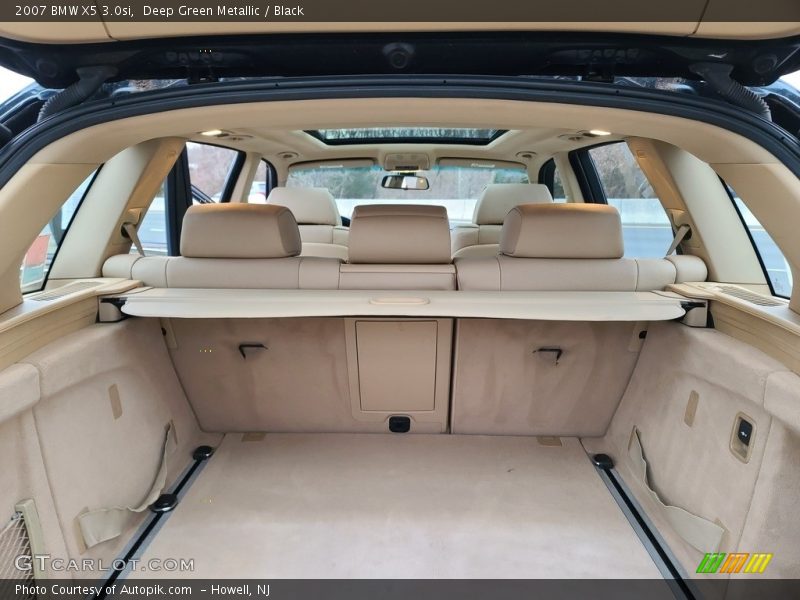 Deep Green Metallic / Black 2007 BMW X5 3.0si