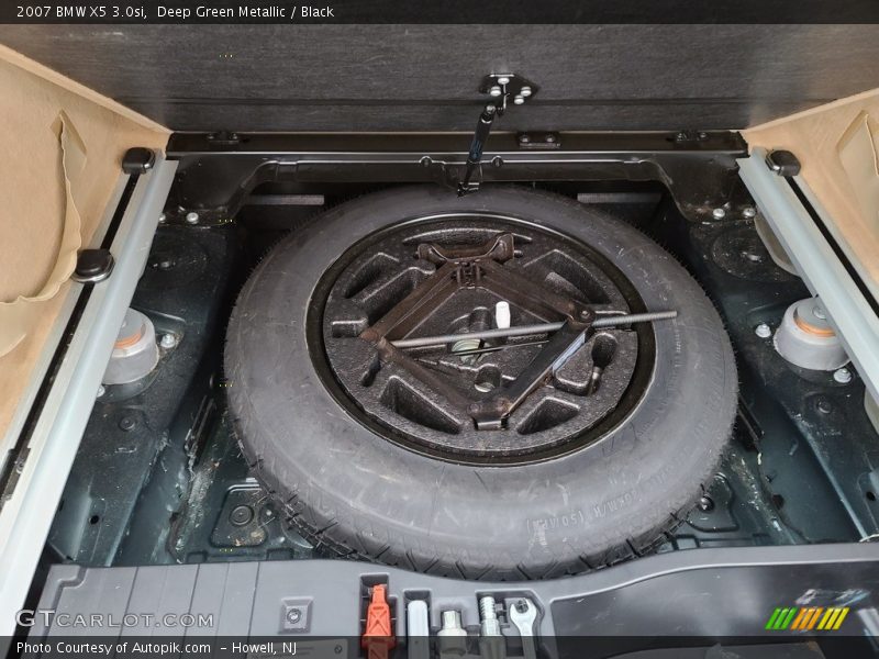 Deep Green Metallic / Black 2007 BMW X5 3.0si