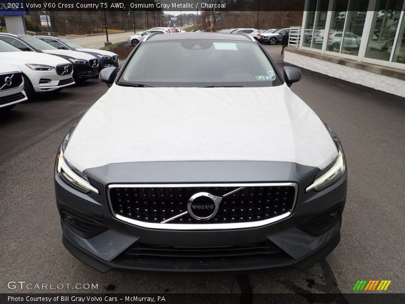 Osmium Gray Metallic / Charcoal 2021 Volvo V60 Cross Country T5 AWD