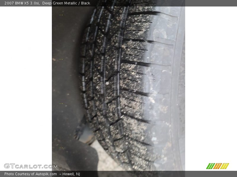 Deep Green Metallic / Black 2007 BMW X5 3.0si