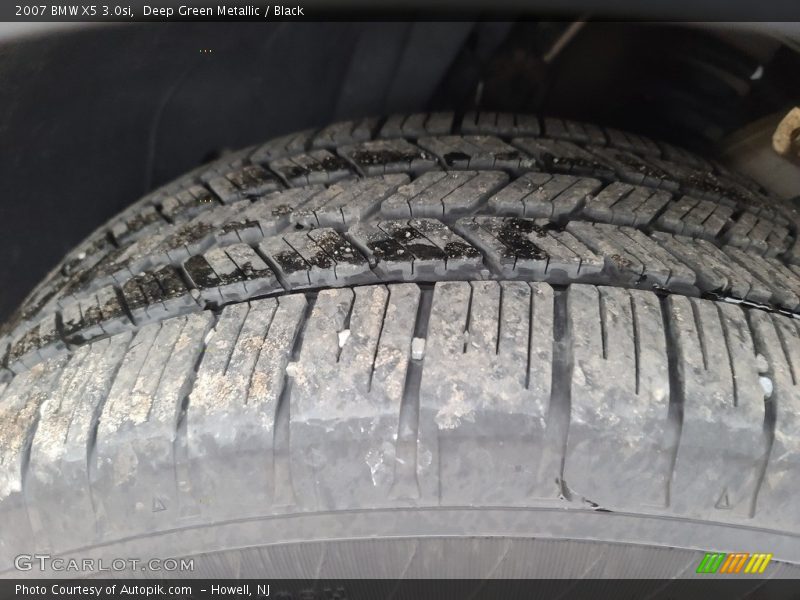 Deep Green Metallic / Black 2007 BMW X5 3.0si