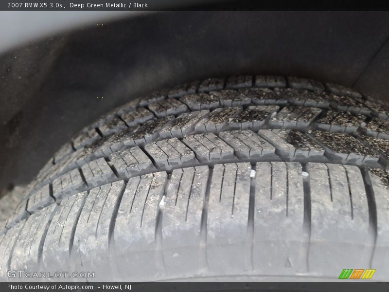 Deep Green Metallic / Black 2007 BMW X5 3.0si