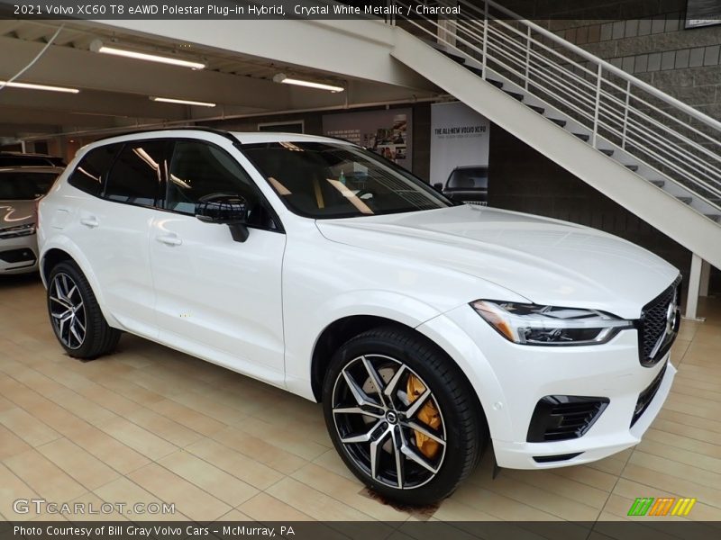 Front 3/4 View of 2021 XC60 T8 eAWD Polestar Plug-in Hybrid