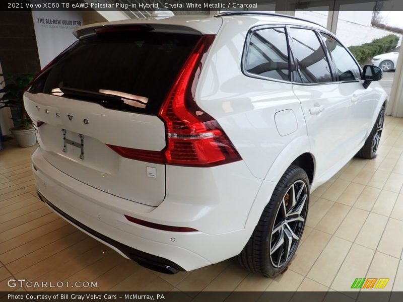 Crystal White Metallic / Charcoal 2021 Volvo XC60 T8 eAWD Polestar Plug-in Hybrid