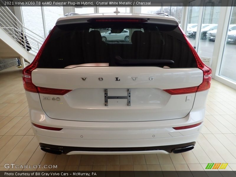 Crystal White Metallic / Charcoal 2021 Volvo XC60 T8 eAWD Polestar Plug-in Hybrid