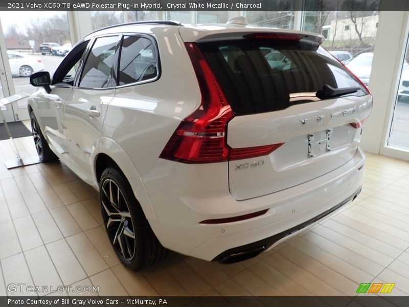 Crystal White Metallic / Charcoal 2021 Volvo XC60 T8 eAWD Polestar Plug-in Hybrid