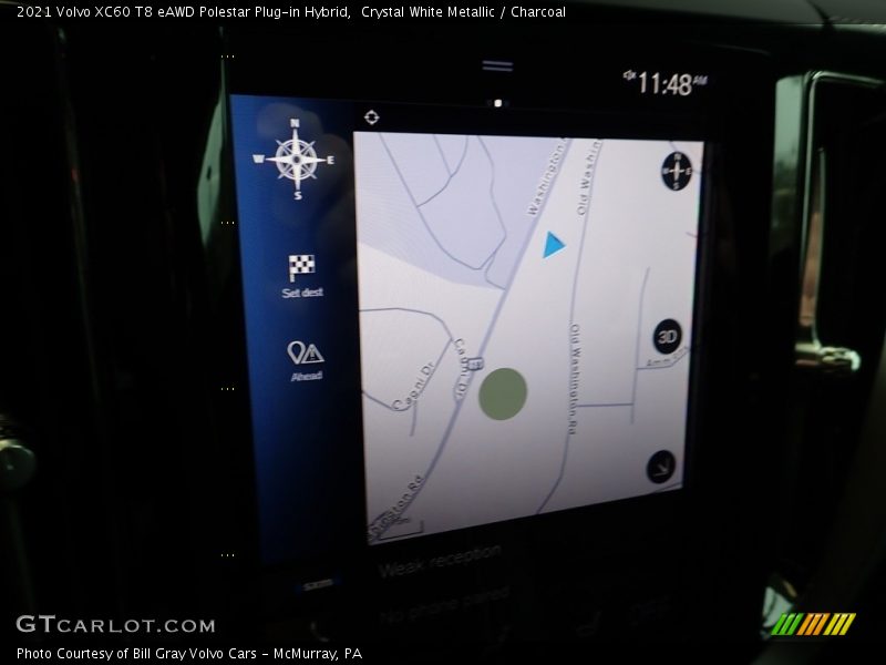 Navigation of 2021 XC60 T8 eAWD Polestar Plug-in Hybrid