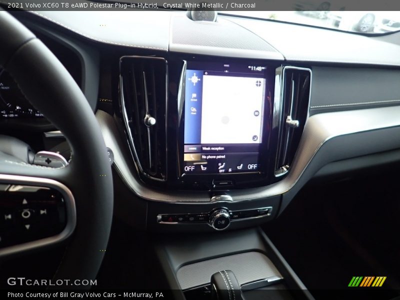 Crystal White Metallic / Charcoal 2021 Volvo XC60 T8 eAWD Polestar Plug-in Hybrid