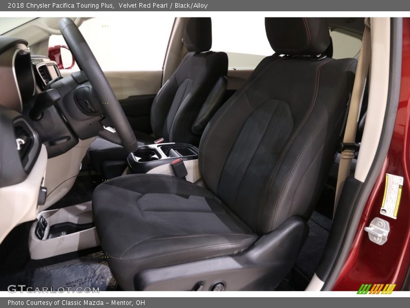 Velvet Red Pearl / Black/Alloy 2018 Chrysler Pacifica Touring Plus