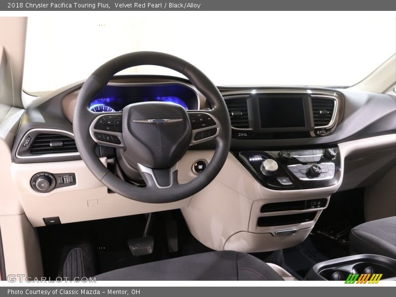 Velvet Red Pearl / Black/Alloy 2018 Chrysler Pacifica Touring Plus