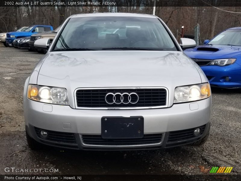 Light Silver Metallic / Ebony 2002 Audi A4 1.8T quattro Sedan