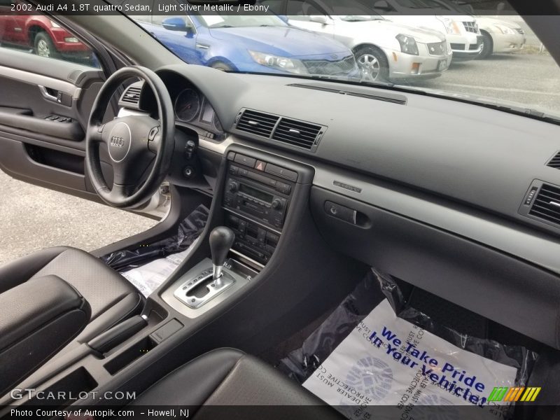 Light Silver Metallic / Ebony 2002 Audi A4 1.8T quattro Sedan