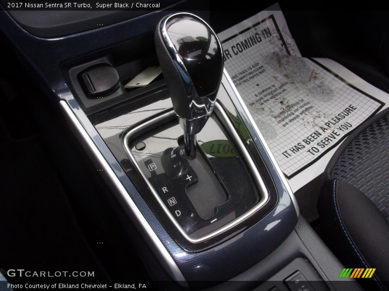  2017 Sentra SR Turbo Xtronic CVT Automatic Shifter