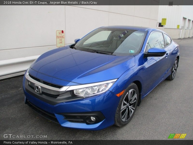 Front 3/4 View of 2018 Civic EX-T Coupe