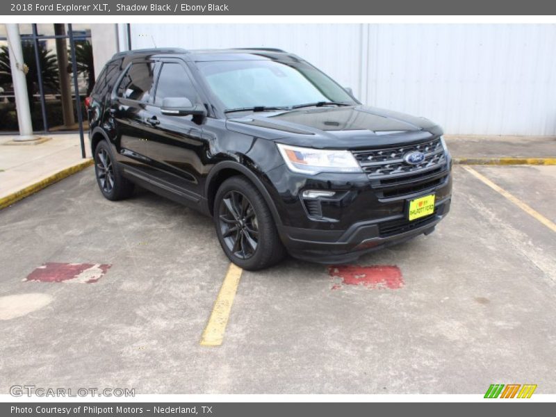 Shadow Black / Ebony Black 2018 Ford Explorer XLT