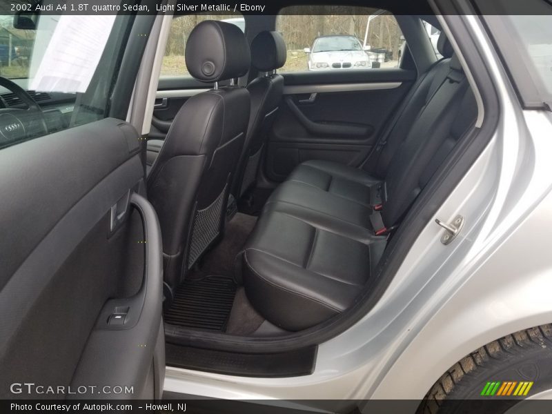 Light Silver Metallic / Ebony 2002 Audi A4 1.8T quattro Sedan