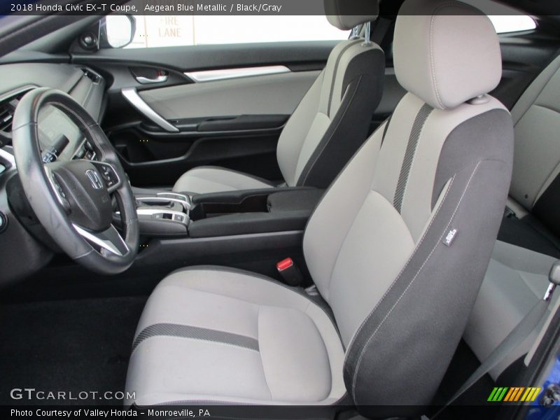 Front Seat of 2018 Civic EX-T Coupe