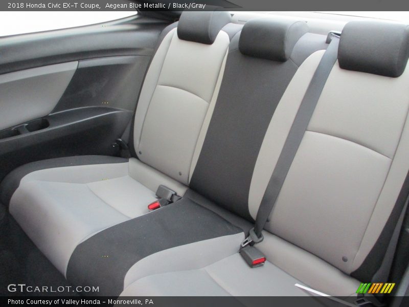 Rear Seat of 2018 Civic EX-T Coupe