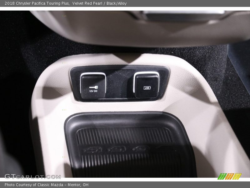 Velvet Red Pearl / Black/Alloy 2018 Chrysler Pacifica Touring Plus
