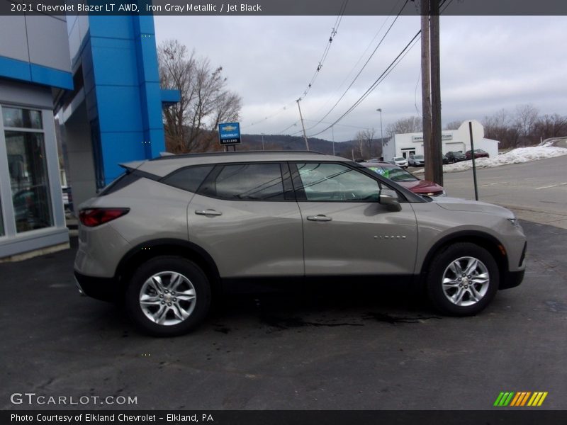 Iron Gray Metallic / Jet Black 2021 Chevrolet Blazer LT AWD