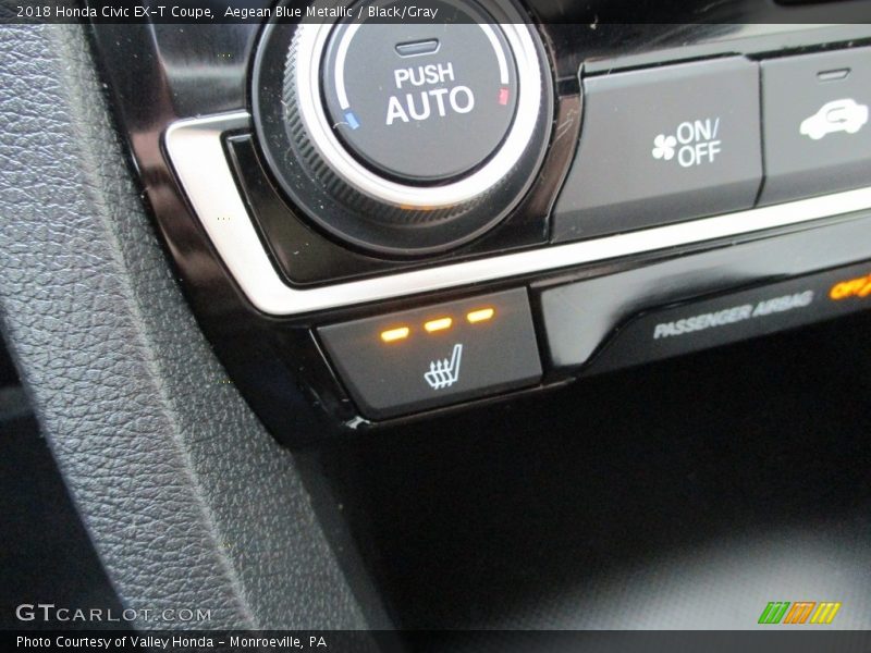Controls of 2018 Civic EX-T Coupe