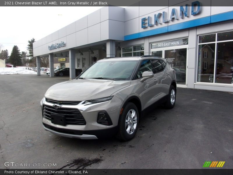 Iron Gray Metallic / Jet Black 2021 Chevrolet Blazer LT AWD