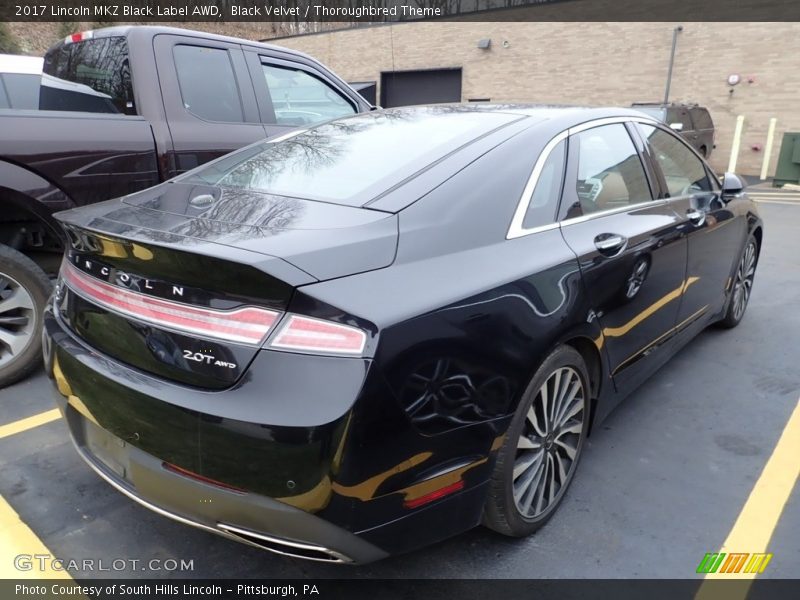 Black Velvet / Thoroughbred Theme 2017 Lincoln MKZ Black Label AWD