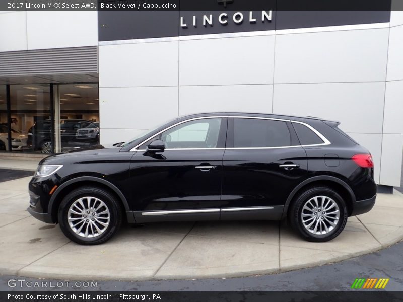 2017 MKX Select AWD Black Velvet