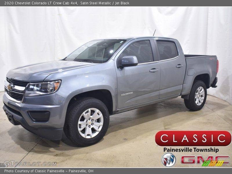 Satin Steel Metallic / Jet Black 2020 Chevrolet Colorado LT Crew Cab 4x4