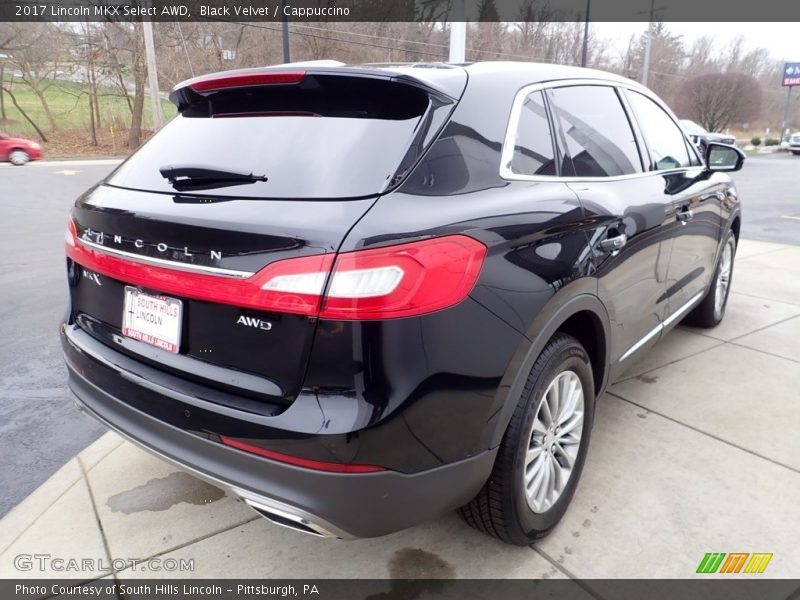 Black Velvet / Cappuccino 2017 Lincoln MKX Select AWD