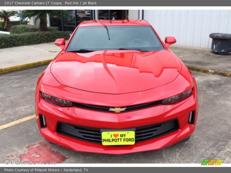 Red Hot / Jet Black 2017 Chevrolet Camaro LT Coupe