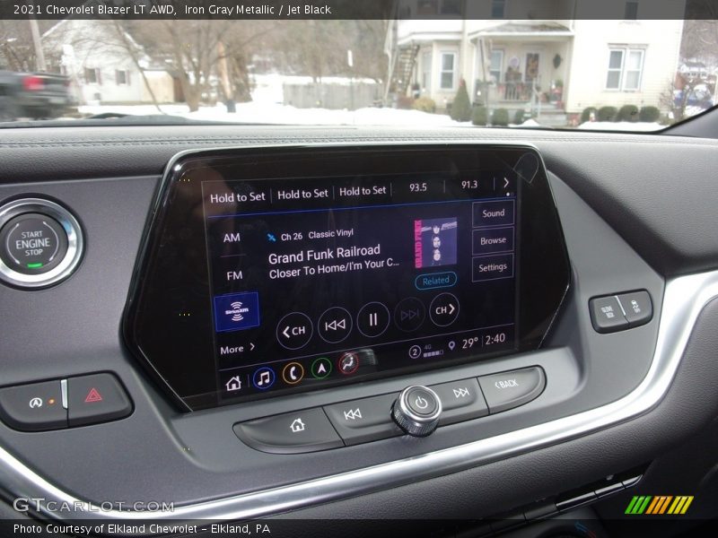 Controls of 2021 Blazer LT AWD