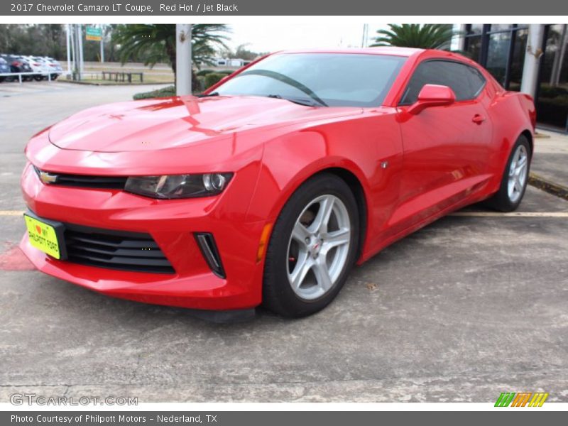 Red Hot / Jet Black 2017 Chevrolet Camaro LT Coupe