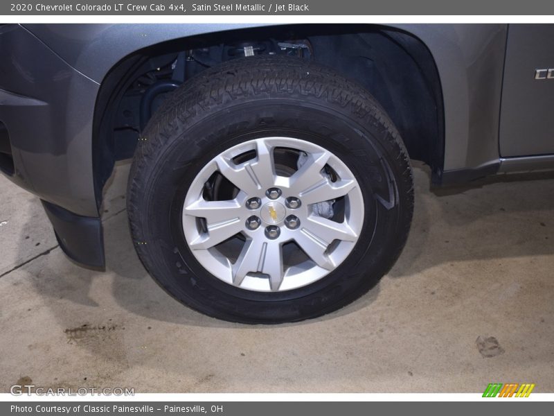 Satin Steel Metallic / Jet Black 2020 Chevrolet Colorado LT Crew Cab 4x4