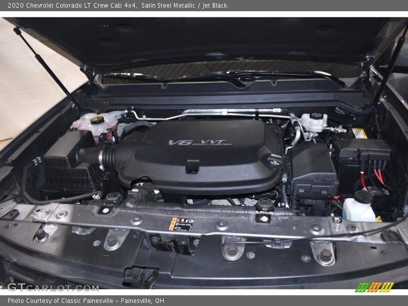 Satin Steel Metallic / Jet Black 2020 Chevrolet Colorado LT Crew Cab 4x4
