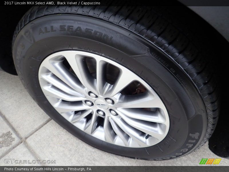 Black Velvet / Cappuccino 2017 Lincoln MKX Select AWD