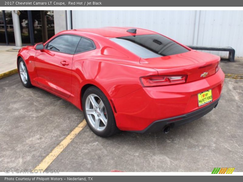Red Hot / Jet Black 2017 Chevrolet Camaro LT Coupe