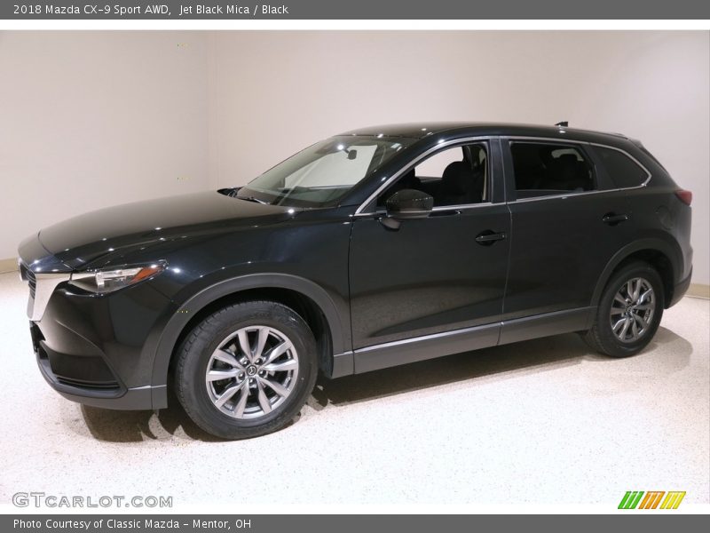 Jet Black Mica / Black 2018 Mazda CX-9 Sport AWD
