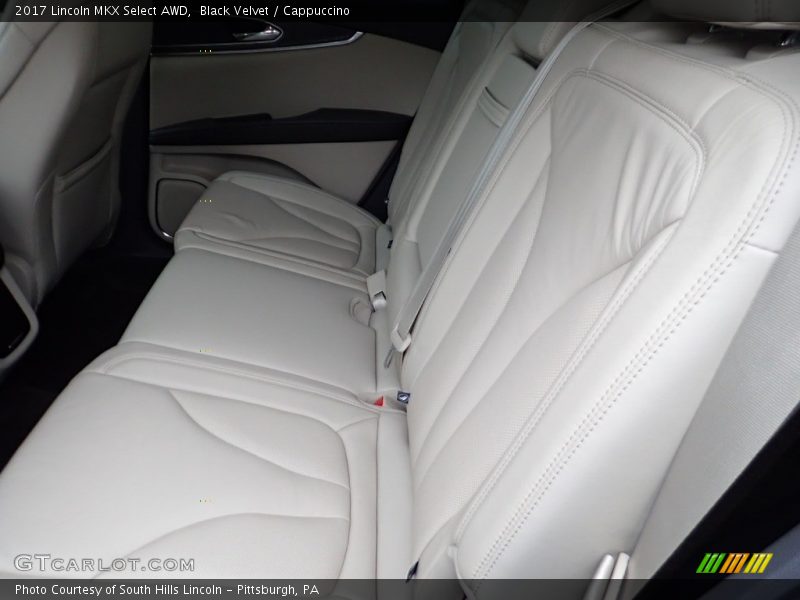 Rear Seat of 2017 MKX Select AWD