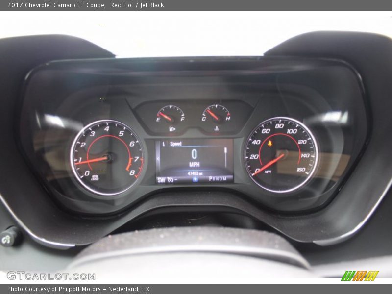 Red Hot / Jet Black 2017 Chevrolet Camaro LT Coupe