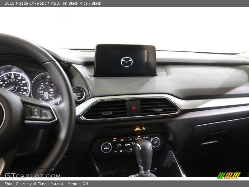 Jet Black Mica / Black 2018 Mazda CX-9 Sport AWD