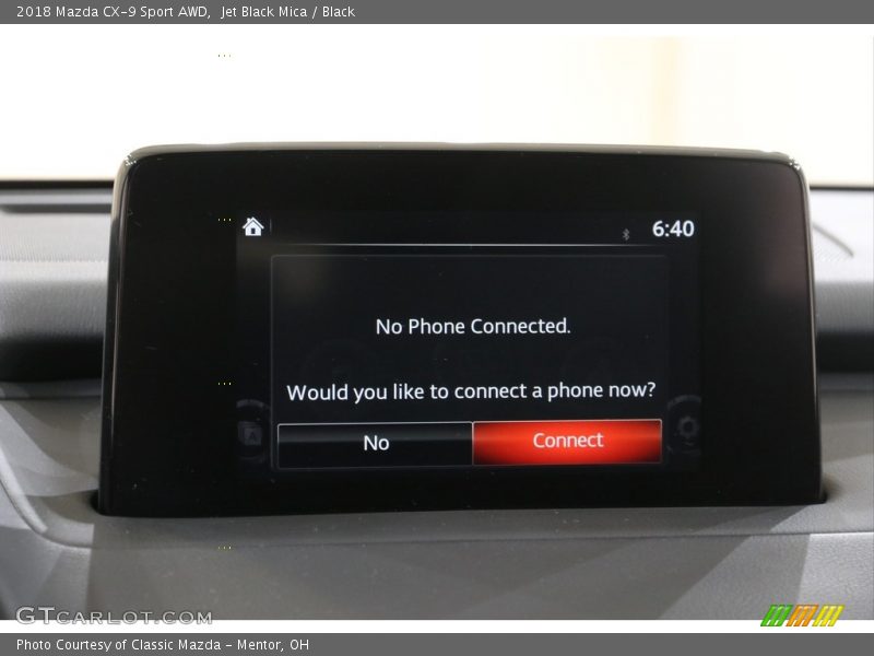 Jet Black Mica / Black 2018 Mazda CX-9 Sport AWD